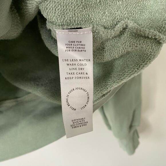 REVOLVE WELLBEING + BEINGWELL Washed Loden Green Sur Goldie Cotton Sweat Set - Picture 6 of 16